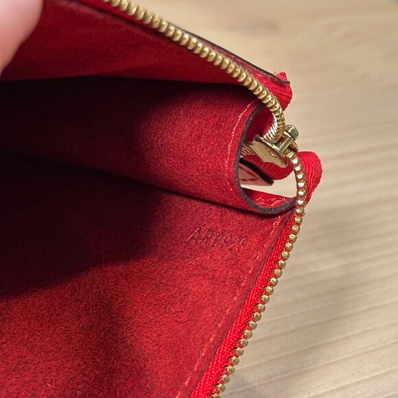 Louis Vuitton Red Epi Pochette - Picture 11 of 14